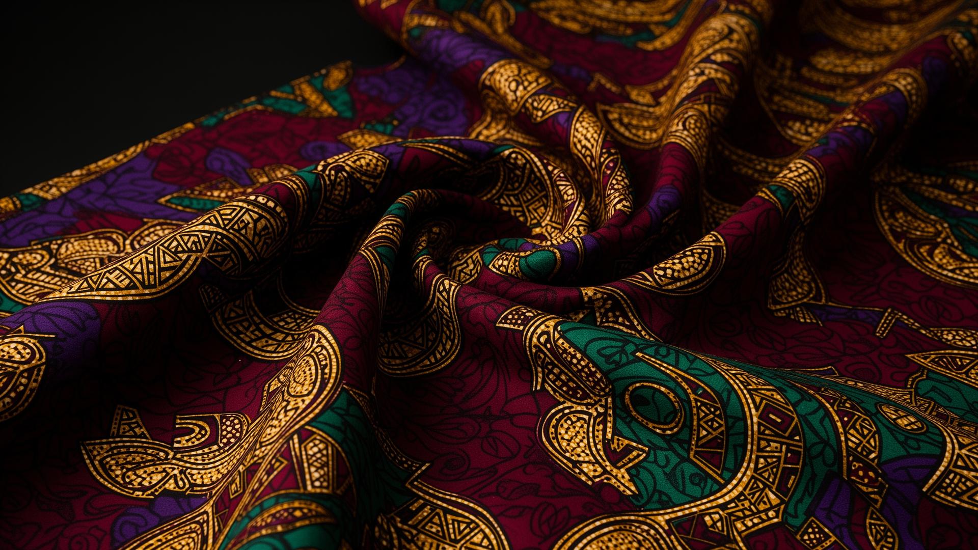 African print backdrop